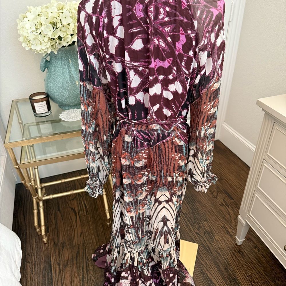 Anthropologie Long-Sleeve Wrap Midi Dress
⭐️⭐️please read info below-H6 - Picture 7 of 12